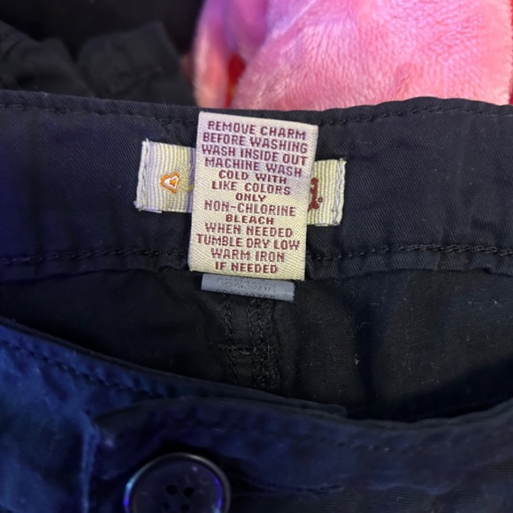 Mudd embroidered black cargo jeans size 10 - Picture 5 of 5